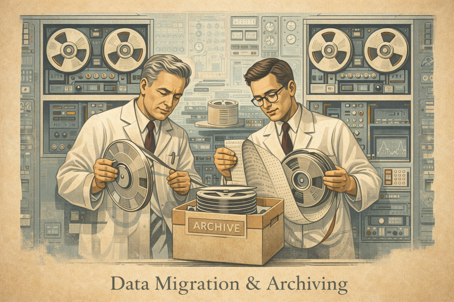 Background showcasing HPC and AI innovations