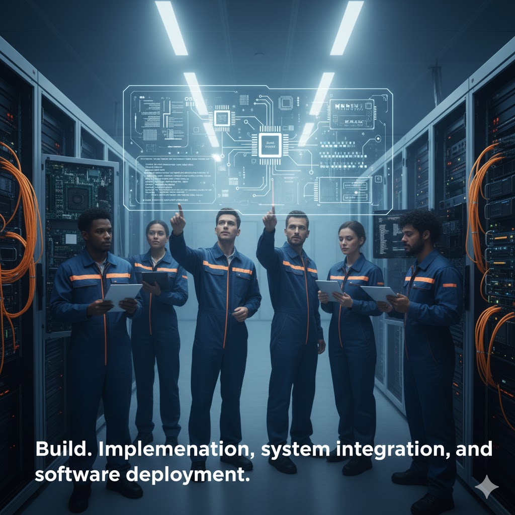 Background showcasing HPC and AI innovations