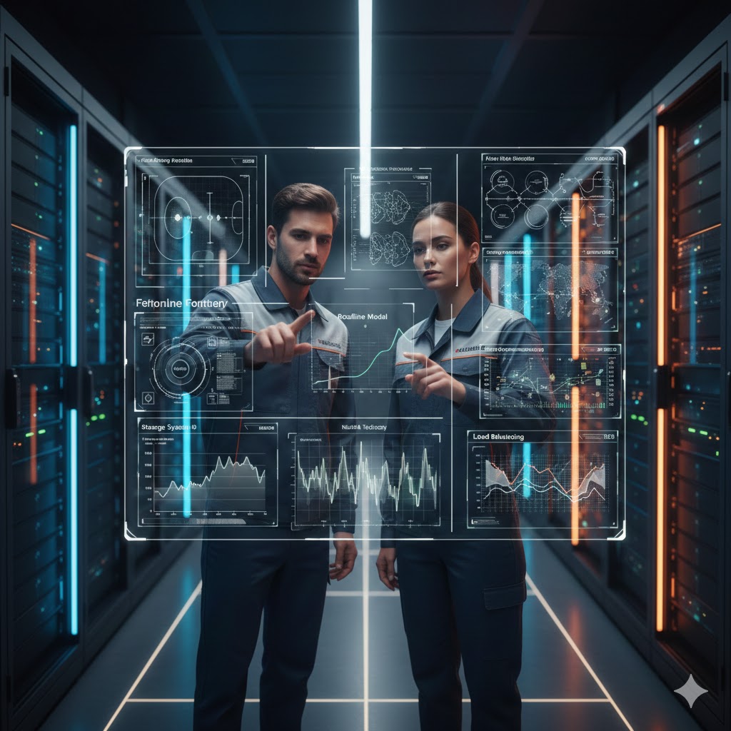 Background showcasing HPC and AI innovations