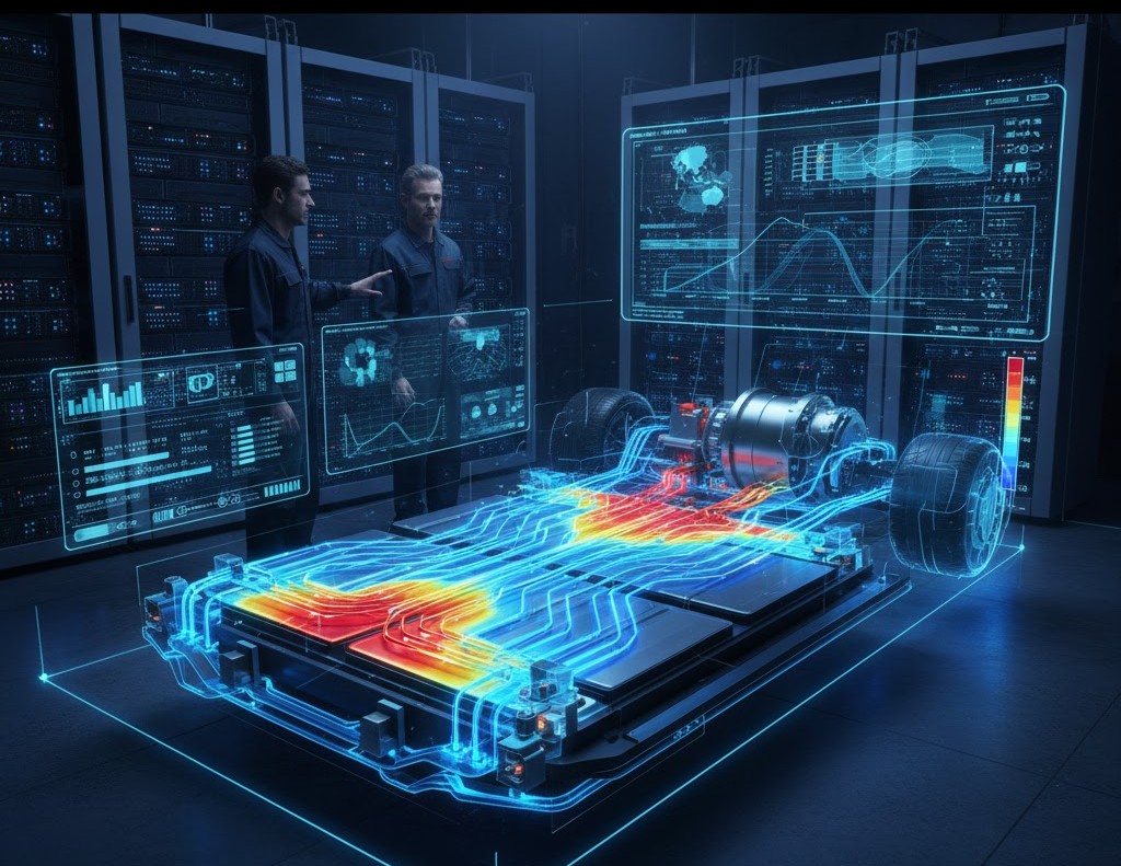 Automotive Battery Thermal Simulation